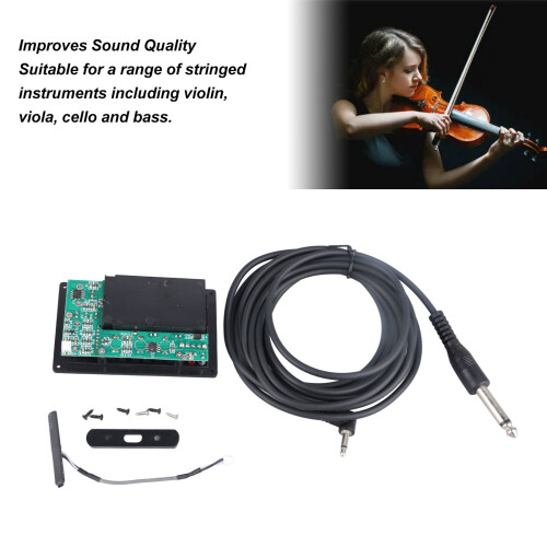 Microphone Fishman Sonitone pour instruments à cordes avec câble Violin Silent EQ B53 1