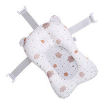 Cuscino da bagno per bebè galleggiante, antiscivolo, regolabile, bianco, supporto per neonati