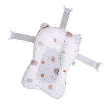 Cuscino per Bagno Neonato Bianco Galleggiante Antiscivolo Regolabile per Neonati