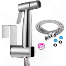 Bidet-Sprühset mit 1,5 m Schlauch und Haken für einfache Installation und hygienische Sauberkeit