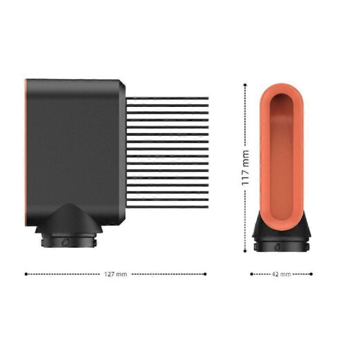 Εξάρτημα χτένας με φαρδιά δόντια για Airwrap HS01HS05 HS08 Βούρτσα στεγνωτηρίου πρ 2