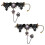 Conjunto de anel e pulseira de Halloween com flor de resina (3 peças) 3