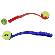 Hondenbal om te gooien en te lanceren, 38 cm, diverse kleuren.