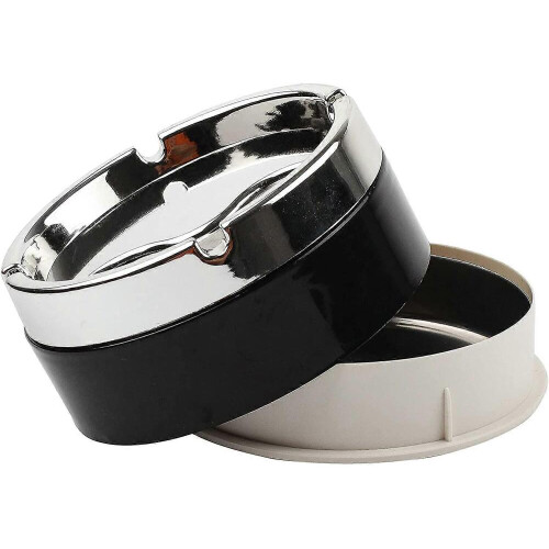 Cendrier rotatif avec couvercle Cendrier portable 1