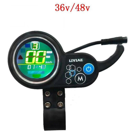 LIVIAE 36V-48V 350W Κινητήρας χωρίς ψήκτρες Ελεγκτής Οθόνη LCD Πίνακας ελέγχου γκαζιο 1