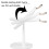Miroir de maquillage LED Antler avec éclairage d'appoint, petit miroir portable de bureau 4