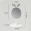 Miroir de maquillage LED Antler avec éclairage d'appoint, petit miroir portable de bureau 3