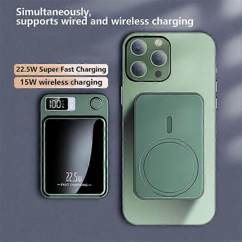 W-146 22.5W 5000mAh Μαγνητική ασύρματη φόρτιση τροφοδοτικού τηλεφώνου Εξωτερικ 1