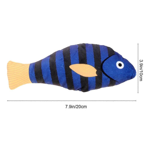 Katzenplüschtier in Fischform, 4er-Set 1