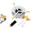 6X Σταχτοδοχεία από Ανοξείδωτο Ατσάλι - Σταχτοδοχείο με Αφαιρούμενο Καπάκ 4