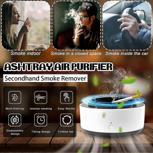Cendrier purificateur d'air, cendrier électrique, purification de l'air - 2025 1