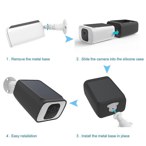 Κάλυμμα σιλικόνης συμβατό με την Eufy Outdoor SoloCam S230 (S40), συμβατό με προστασία 1