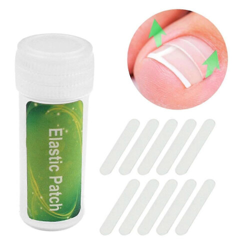 Kit de correction des ongles incarnés en 10 pièces avec clips et patchs élastiques