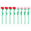 τεμάχια παιδικά παιχνίδια αυτοκινήτου ψεύτικα βελούδινα λουλούδια ψεύ 1