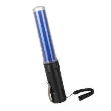 26 cm LED-Warnleuchte mit 4 Modi, blau