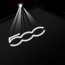 Stück LED-Projektoren für Fiat 500, 170, 312 Limousine und Kombi 500C C Türbeleuchtung Emblem Zubehör