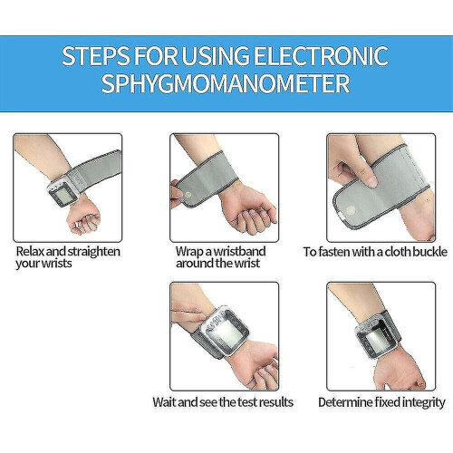 LCD digital armblodtrycksmätare standard manschett armblodtrycksmätare 2