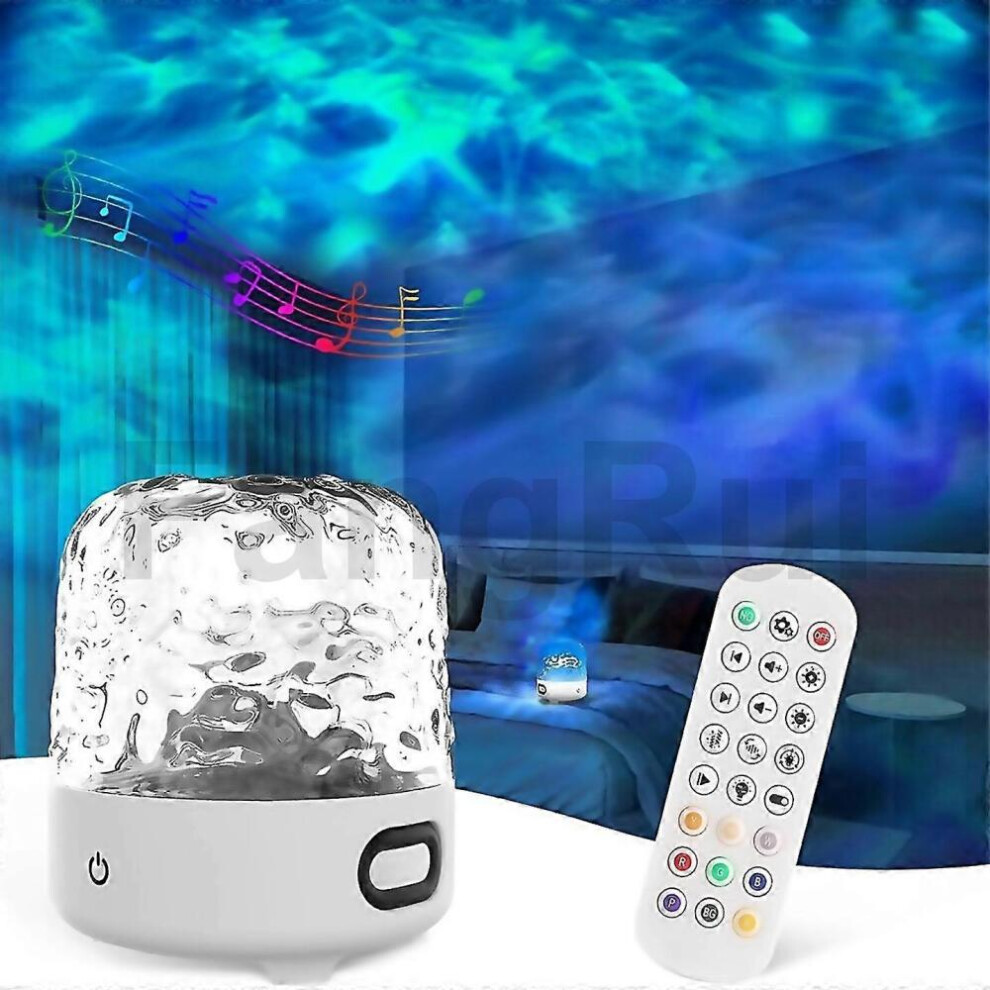 Projecteur Veilleuse étoiles Rotatif 360° - Avec Musique, Pour Chambre Bébé Et Adulte - Crée Une Ambiance Apaisante Pour Le Sommeil