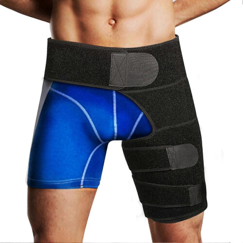 Groin Support Compression Brace Hamstring Hip Injury Support Sleeve Leg 1