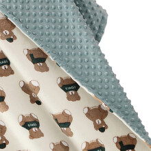 Gepunktete Babydecke, warm, bequem, weich,