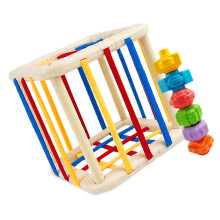 Giocattolo Montessori sensoriale per bambini - Forma quadrata calda in plastica e riconoscimento di colori