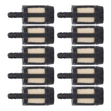 10 pièces de filtre à carburant pour tronçonneuse, adapté pour MS280, MS340, MS341, 0000 350 3504