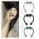 5 Stück gefälschter Septum-Piercing, magnetischer 3