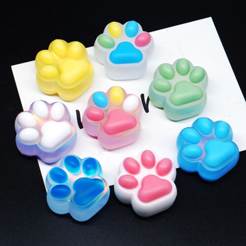 Moule en Silicone avec empreinte de patte de chat, taille de-UN 2
