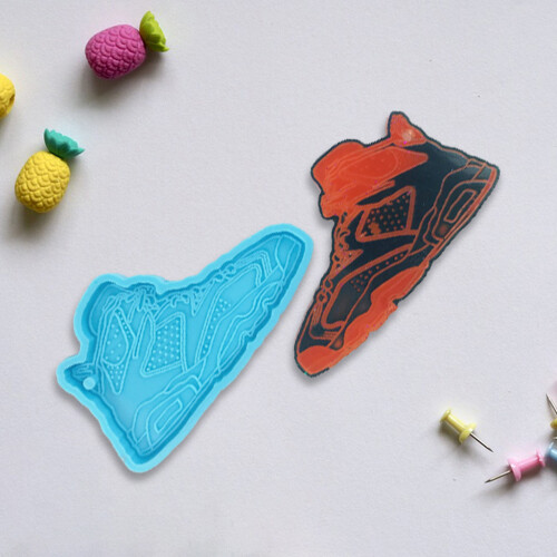 Moule en Silicone pour décorations de chaussures, pendentif pour 1