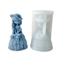 Moule de bougie en résine de Silicone, bricolage, comprimés,-243