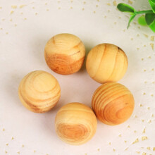 Home Decorations With 10Pcs Aromatic Cedar Wood Beads, For Moth Repellent And Insect Repellent Use, All-natural Without Additives