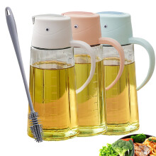 Intelligenter Ölspender für die Küche, leicht zu reinigen, große Öffnung, sicheres Material, 630 ml (21 oz), automatischer Verschluss,