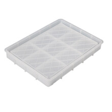 Diamond Resin Tray Mold met randen Siliconen Tray- schuine ruit