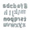 Matrice de découpe de chiffres et de lettres, matrices de-B 1