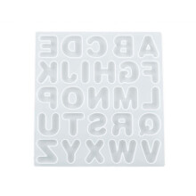 Moules de porte-clés en Silicone en forme de lettres,-M