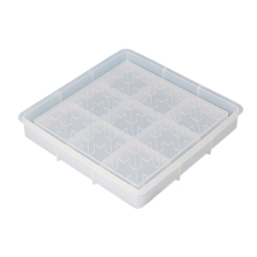Harz-Tablett-Formen, quadratisch,-quadratisches Puzzle