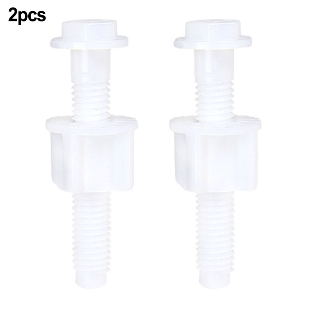 2Pc Toilet Seat Hinge Bolts Replacement Screws Fixing Fitting Kit Repair Tools Toilet Seat Plastic Fastener Repair Accessories 6935161434149