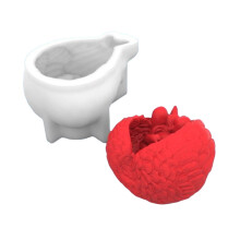Moule à bougie en forme d'aile de bébé, Unique, en Silicone,-1