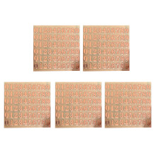Alphabet Number Stickers Glitter Self Adhesive Letter-number