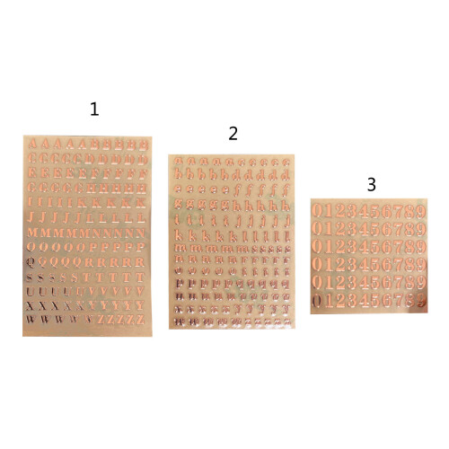 5 Bögen Buchstaben-Aufkleber,-Kleinbuchstaben 2