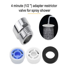 Marke Duschadapter Durchflussreduzierender 6 8 L/min Badezimmer-Zubehör Duschschlauch Waschmaschine Wassersparnis