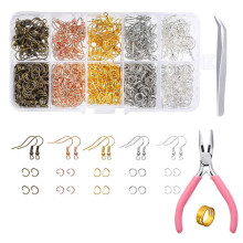 1128 Pieces Earrings Making Supplies Kit with Earring-Multi