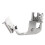 Adjustable Plastic Wheel Presser Foot for Leather Sewing, 4.5x5cm 1
