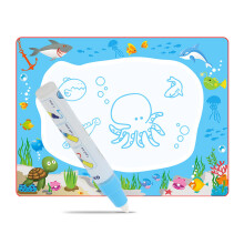 Tapis de peinture aquarelle colorée pour enfants – Grand tapis d'apprentissage éducatif en tissu