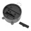 Grey Circular Battery Alarm Clock, 10cm Bedside Desk Decor 9
