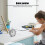Grey Circular Battery Alarm Clock, 10cm Bedside Desk Decor 5