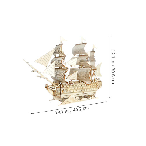 1 Set Modelbouwpakket Voor Volwassenen - 3D 1