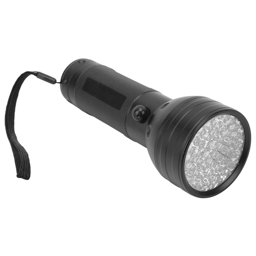 UV Flashlight with 51 LED Chips, Aluminum Alloy, 14.5x5.6cm