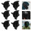 20Ud Tornillos Casco Plástico Negro Fácil 10