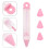 1 Set Décoratifs Pour Gâteaux En Silicone Démontables 9